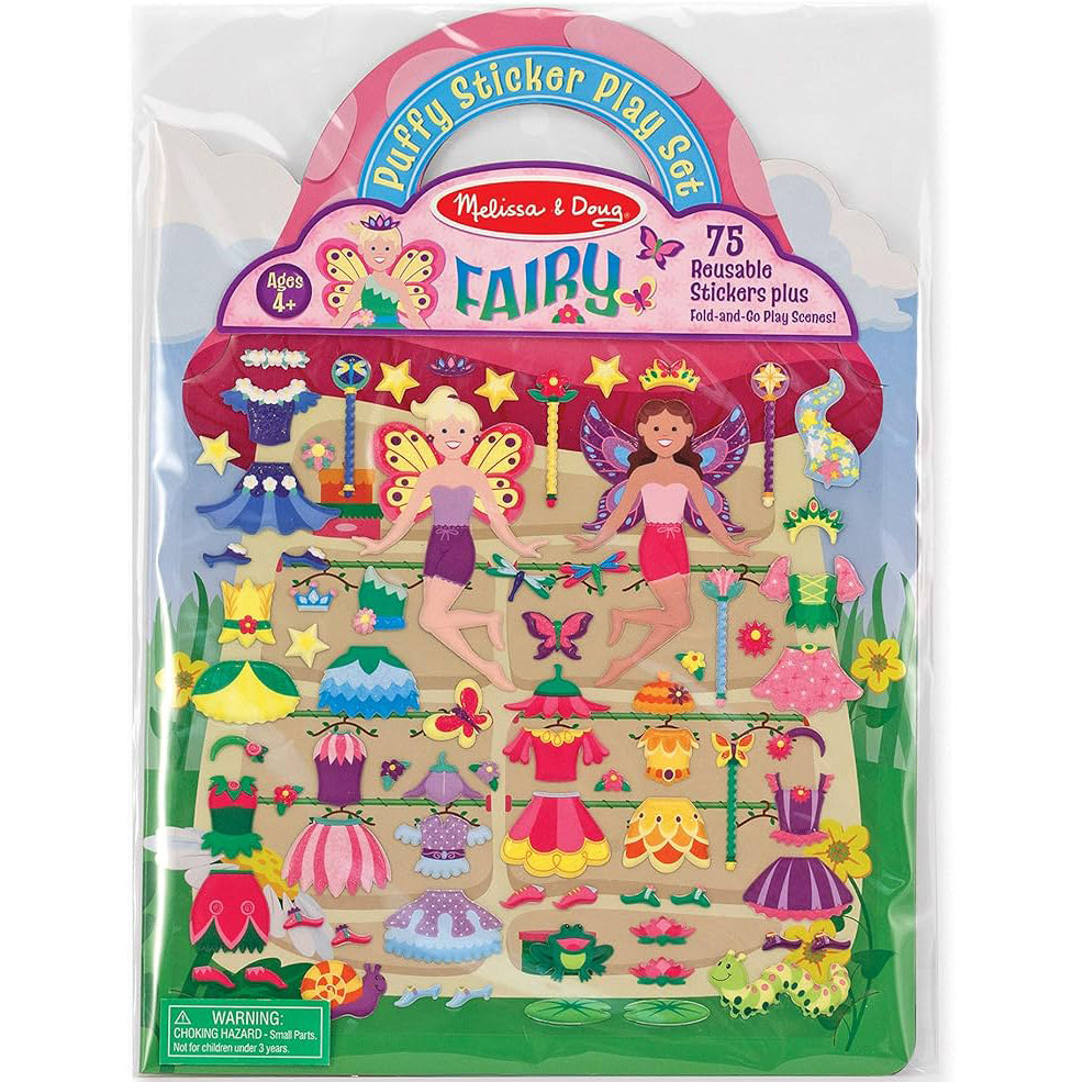 M&D - Reusable Puffy Sticker Play Set - Fairy