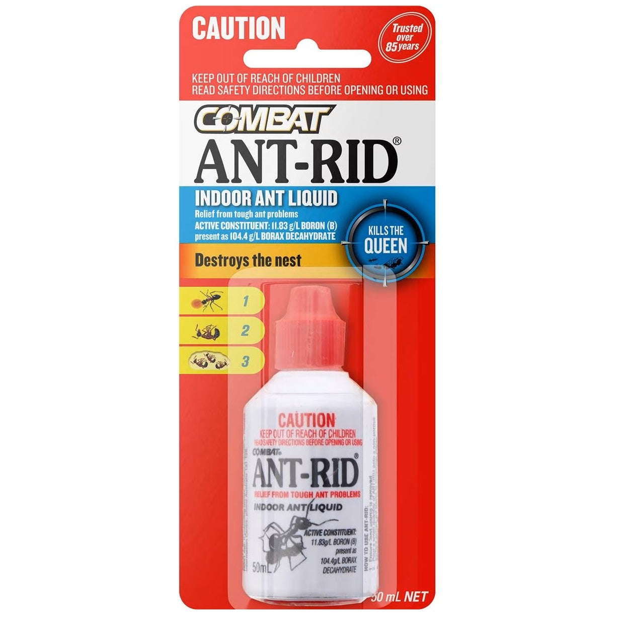 Combat Ant-Rid Ant Killing Liquid 50ml