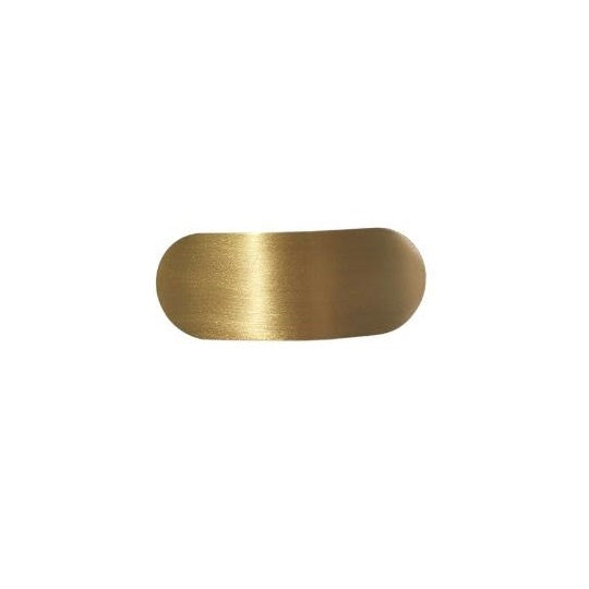 Metallic Rectangle Clip - Short  - Gold