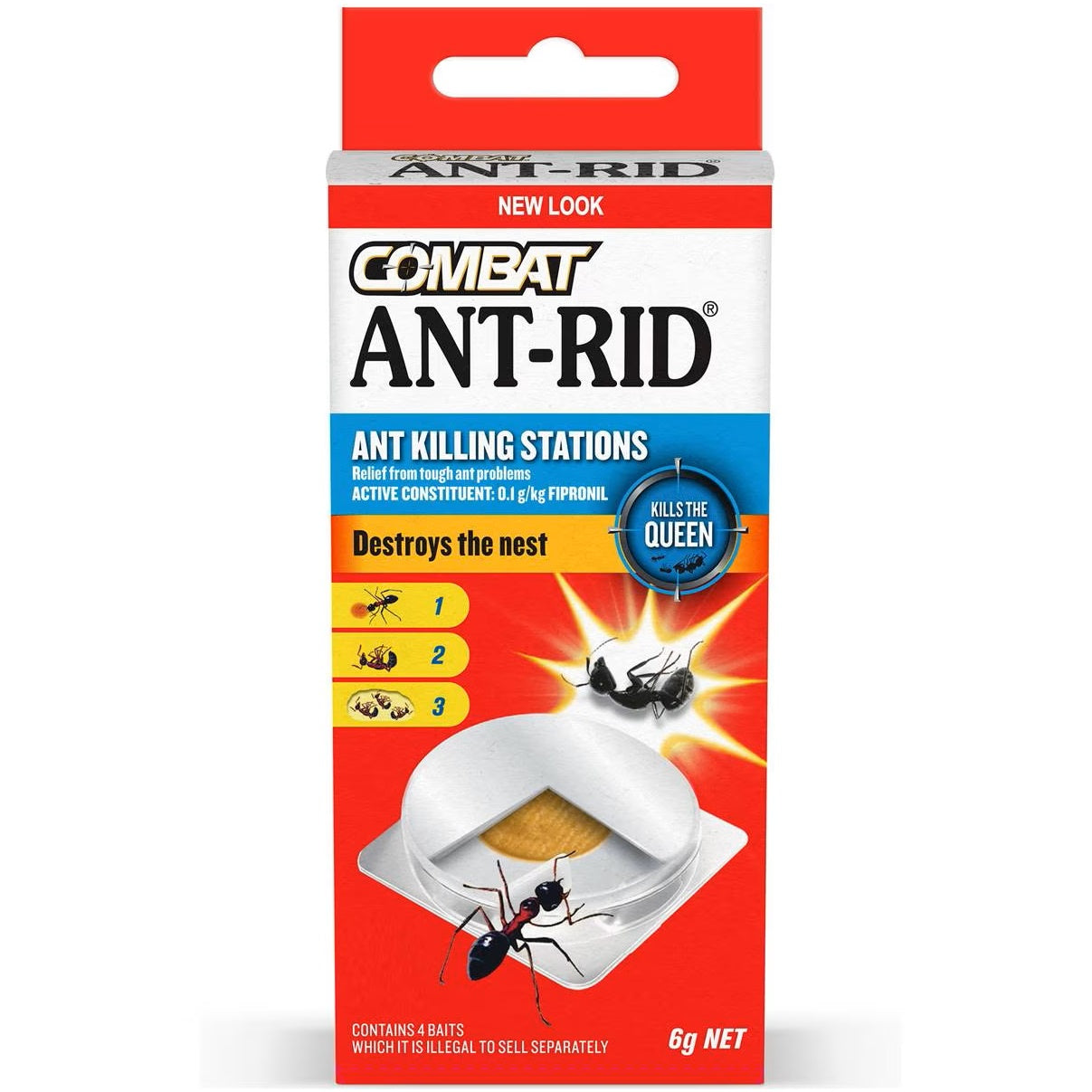 Combat Ant-Rid Ant Bait 6g 4pk