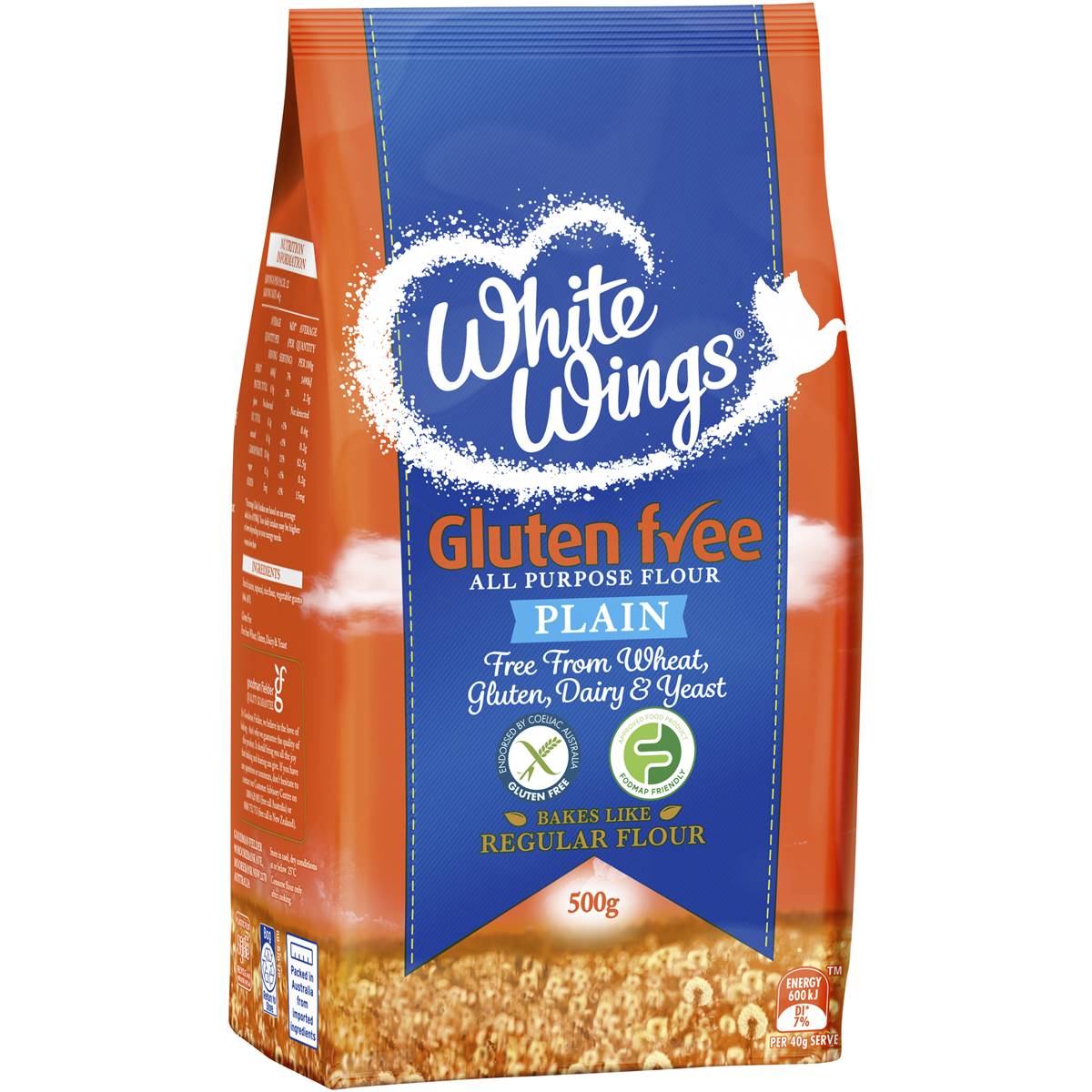 White Wings Gluten Free Plain Flour 500g