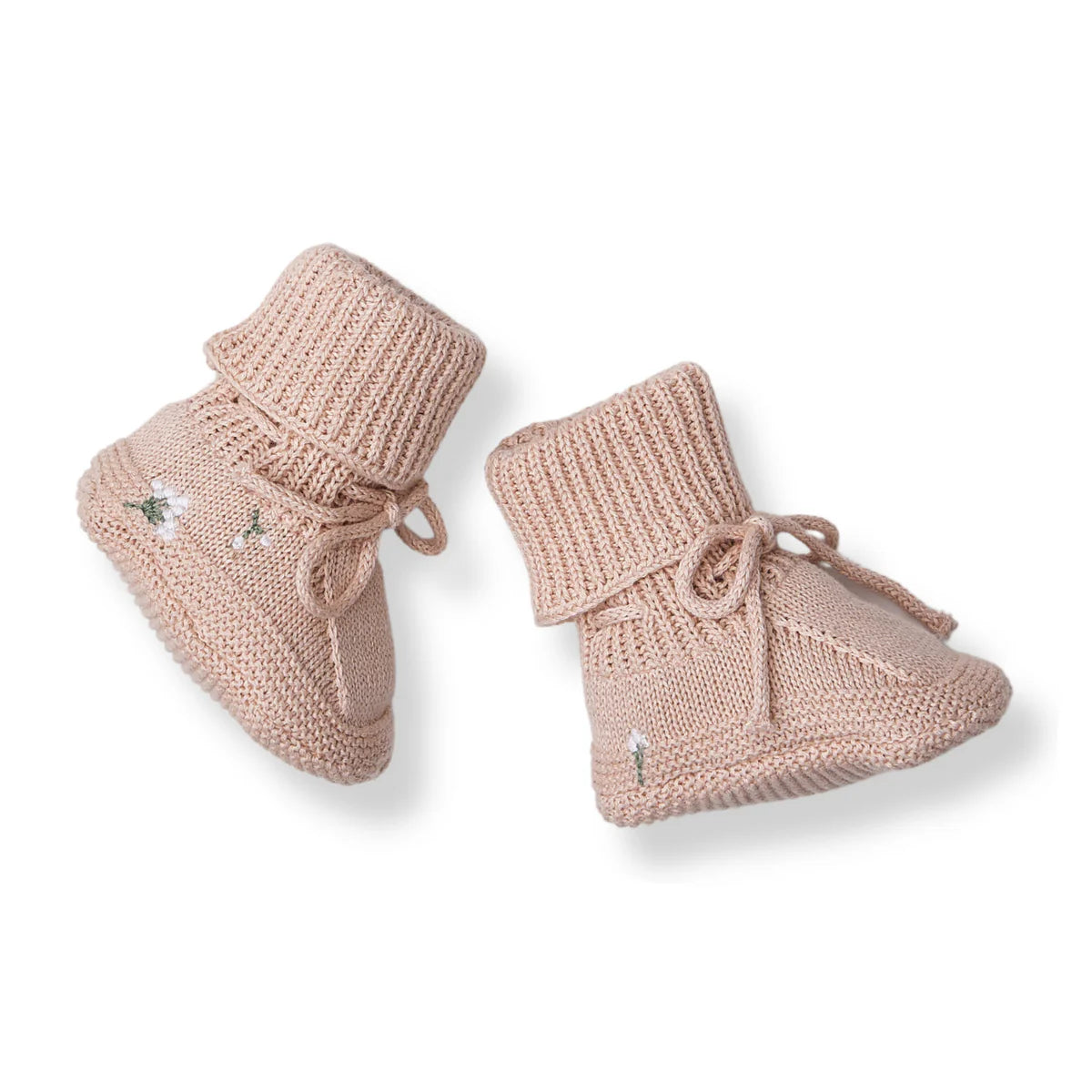 Booties Althea / Flower on Mellow Rose / 0-4m