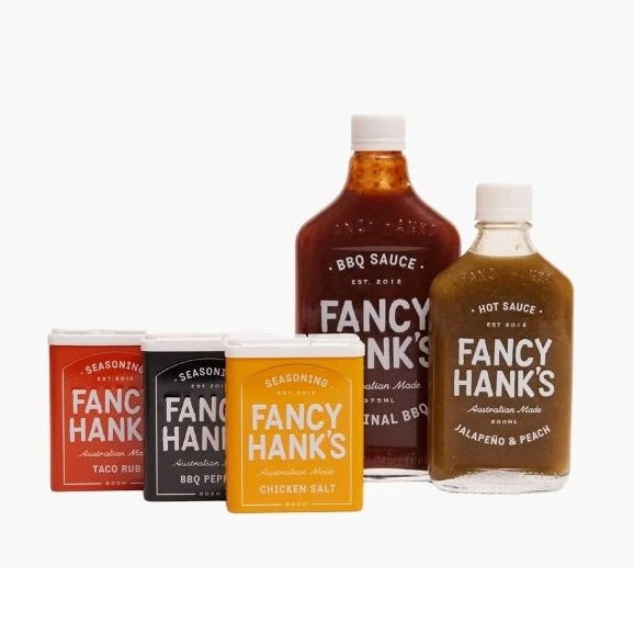 Fancy Hanks BBQ Pitmaster & Seasonings (Gift Pack)