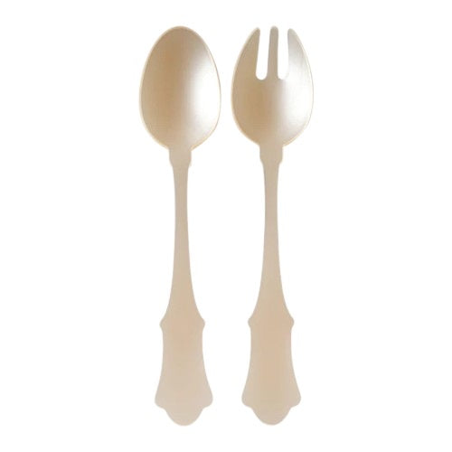 Acrylic Salad Set 25.5cm - Pearl