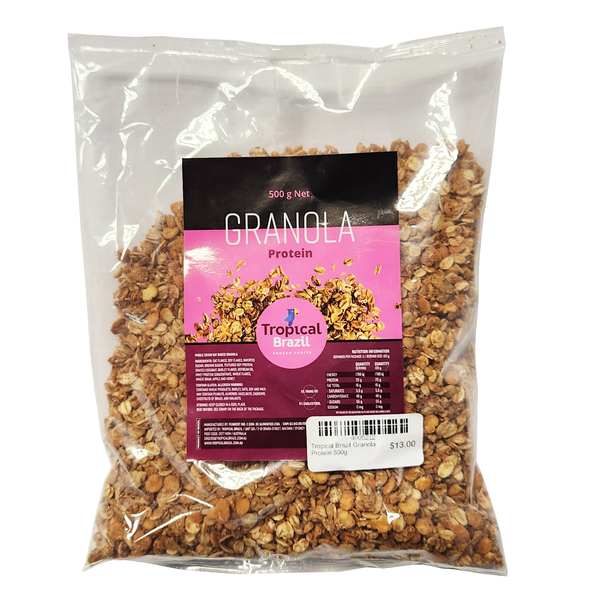 Tropical Brazil Granola Protein 500g