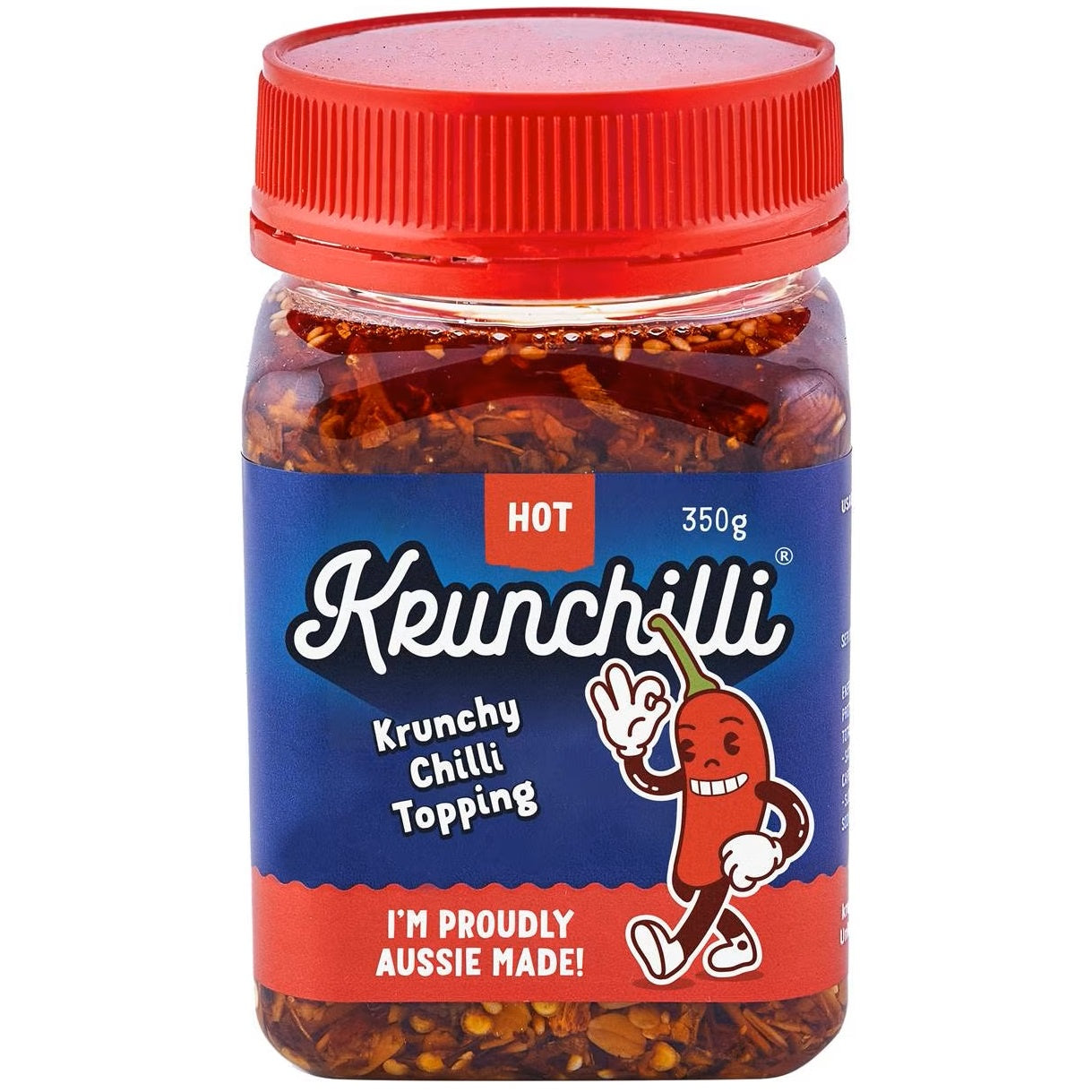 Krunchilli Krunchy Chilli Topping Hot 350g