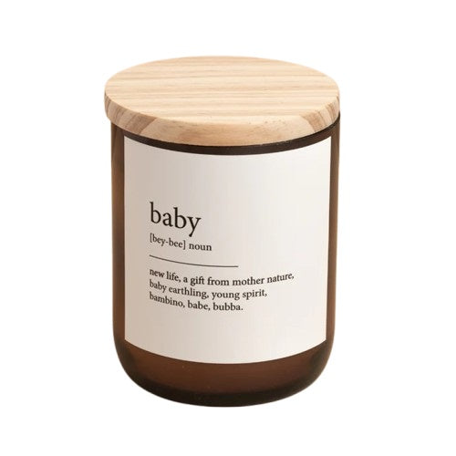 Dictionary Candle - Baby