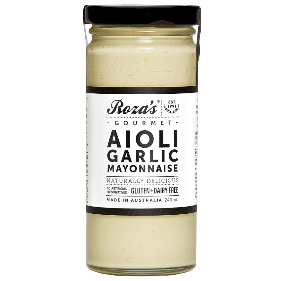 Roza's Gourmet Mayonnaise Aioli 240ml