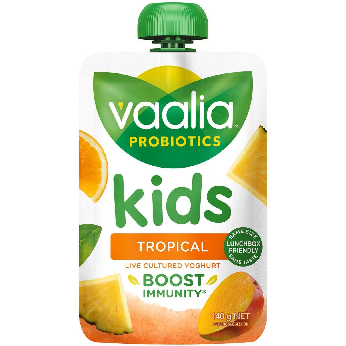 Vaalia Probiotic Kids Yoghurt Tropical 140g