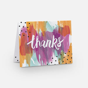 Dots n Splash Thank You Card