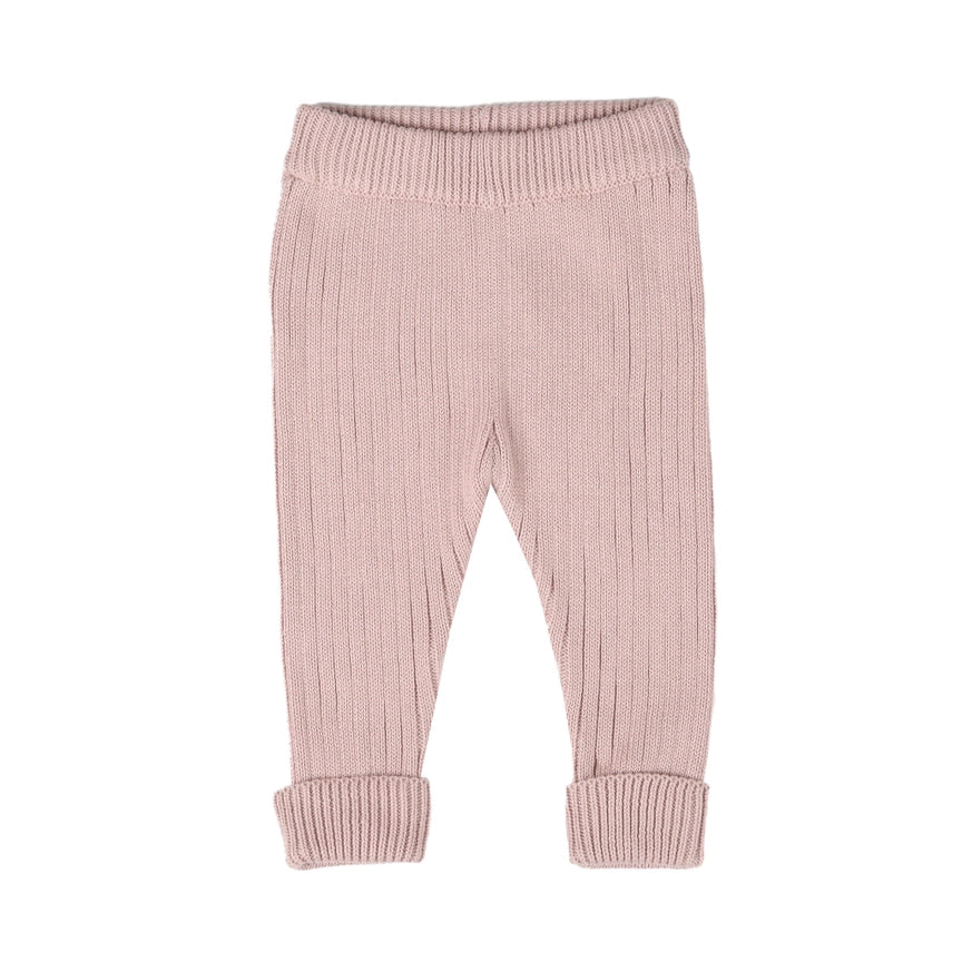 Kynd Baby Chunky Rib Pant / Dusty Lilac / 00