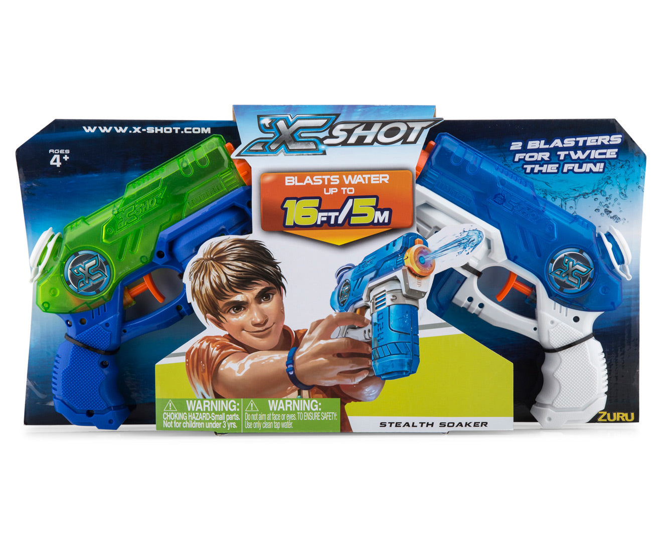 Zuru Xshot Water Blaster - Stealth Soaker Twin Pack