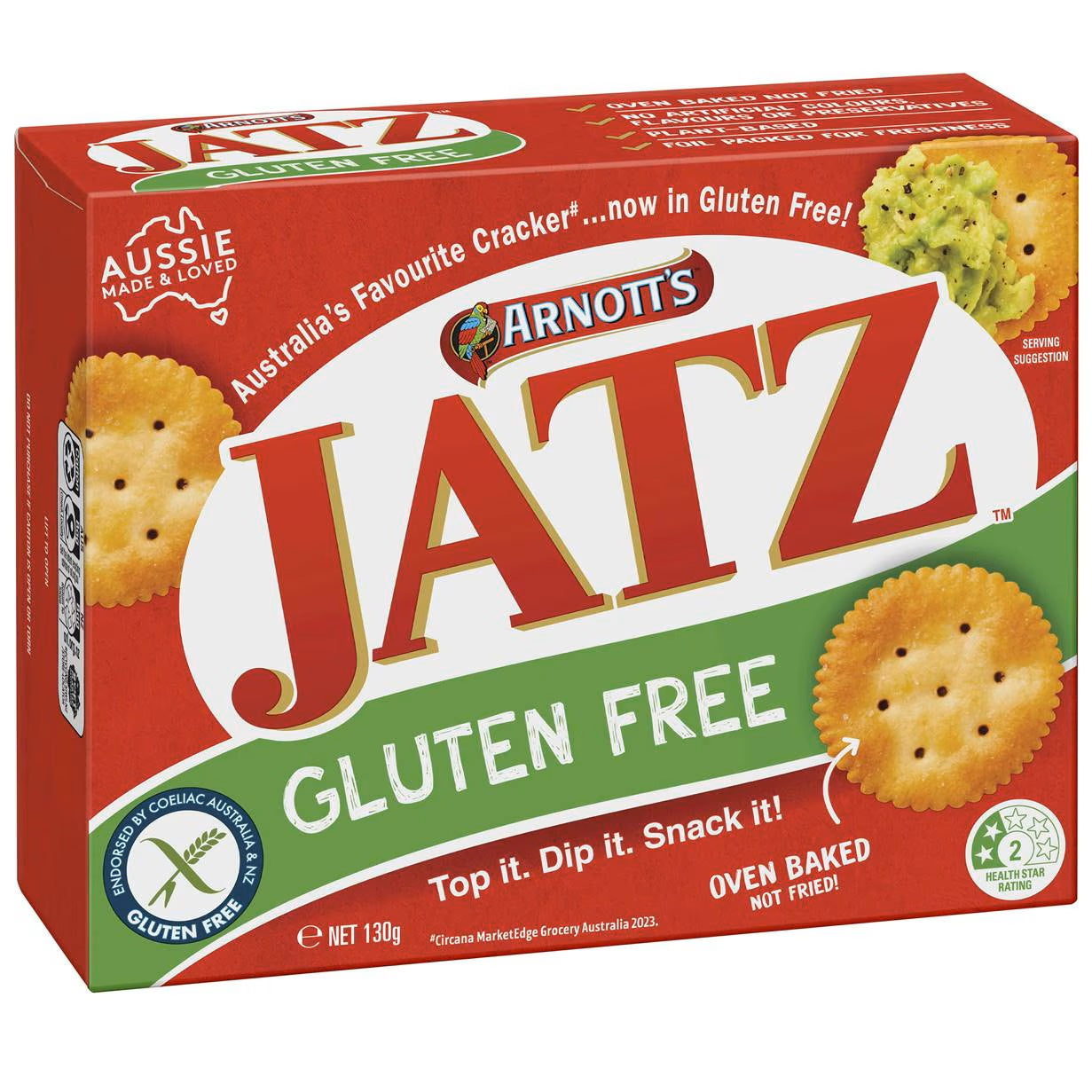 Arnott's Jatz Gluten Free 130g