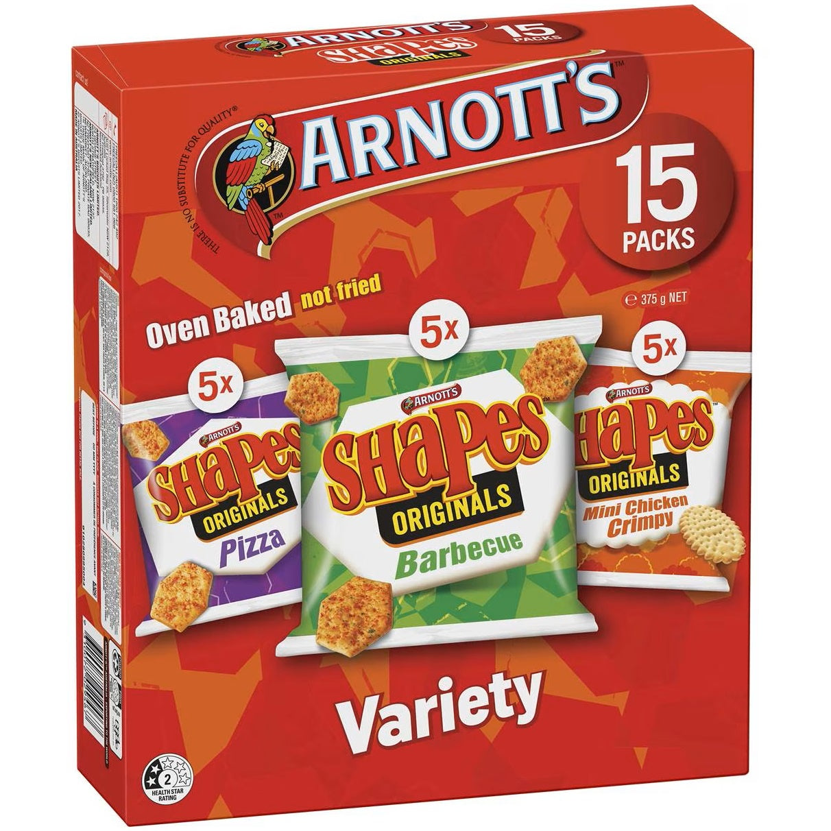 Arnott's Shapes Multipack Variety 15pk