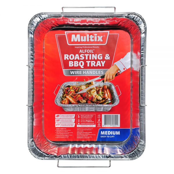 Multix Alfoil Roasting & BBQ Tray Medium 1pk