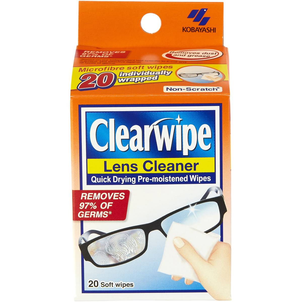 Clearwipe Lens Cleaner 20pk