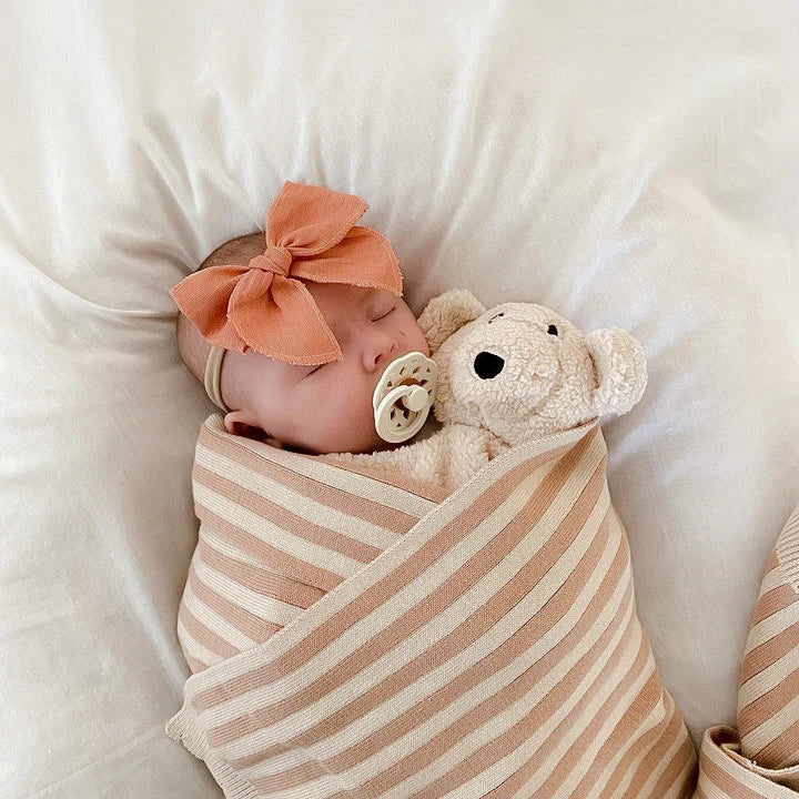 Baby Bow Headband - Coral