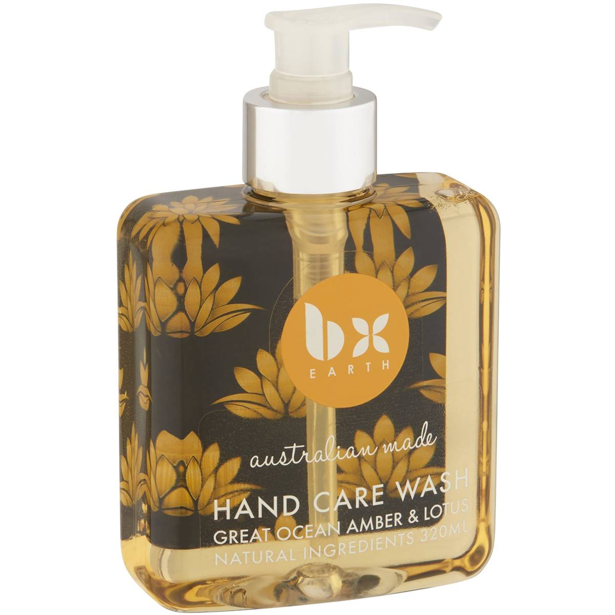 BX Earth Hand Care Wash Amber & Lotus 320ml