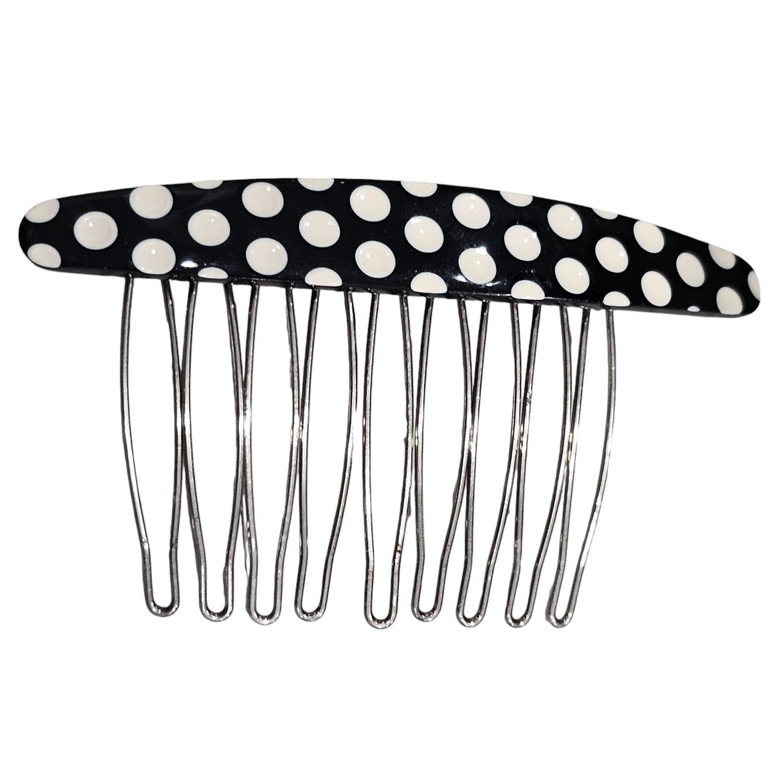 Black & Cream Circle Comb