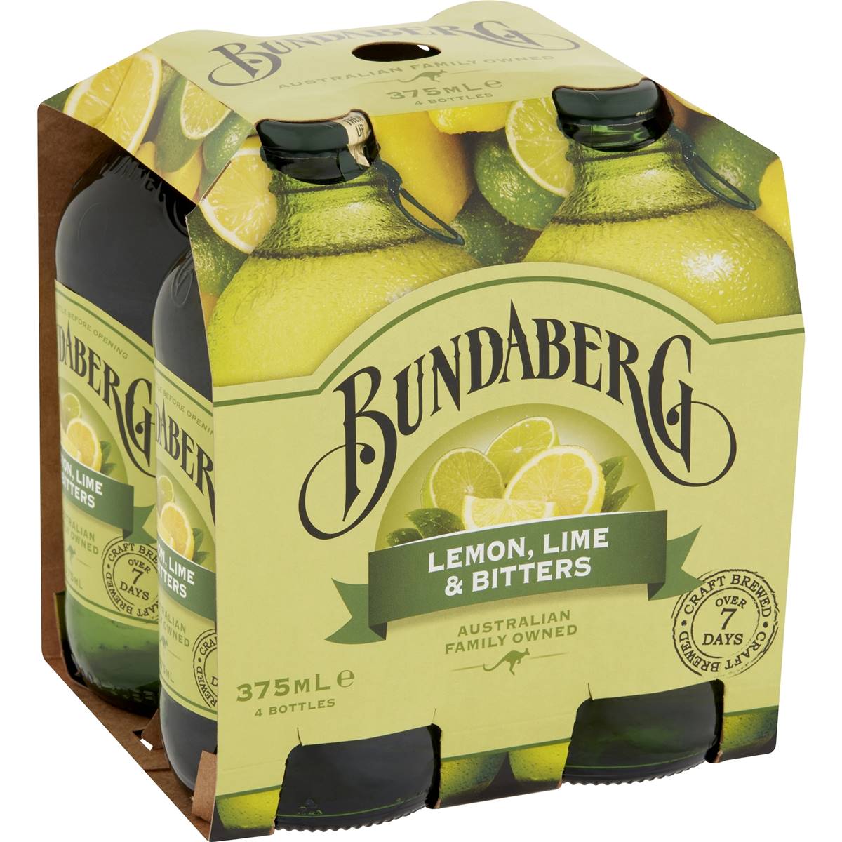 Bundaberg Lemon, Lime & Bitters 375ml x 4pk