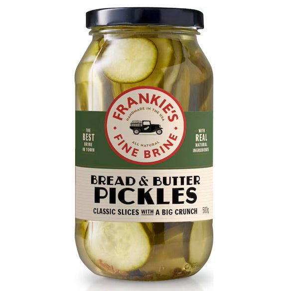 Frankie's Classic Bread & Butter Pickles 500g