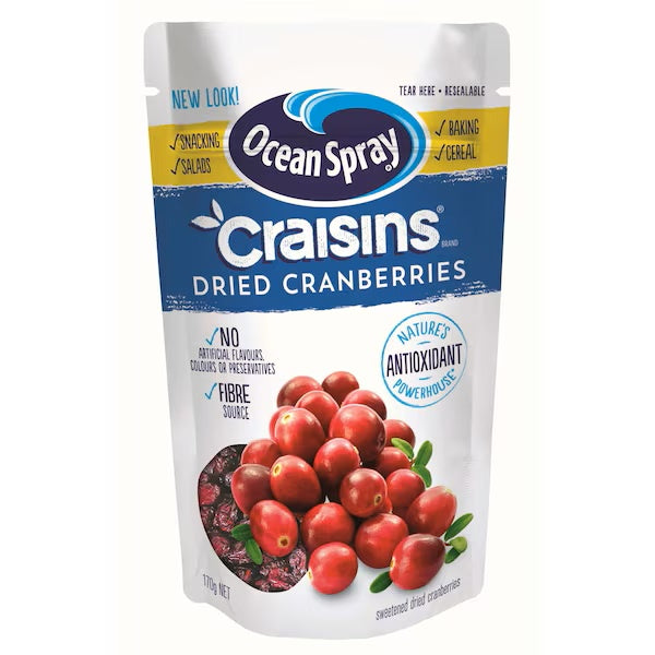 Ocean Spray Craisins Dried Cranberries 150g