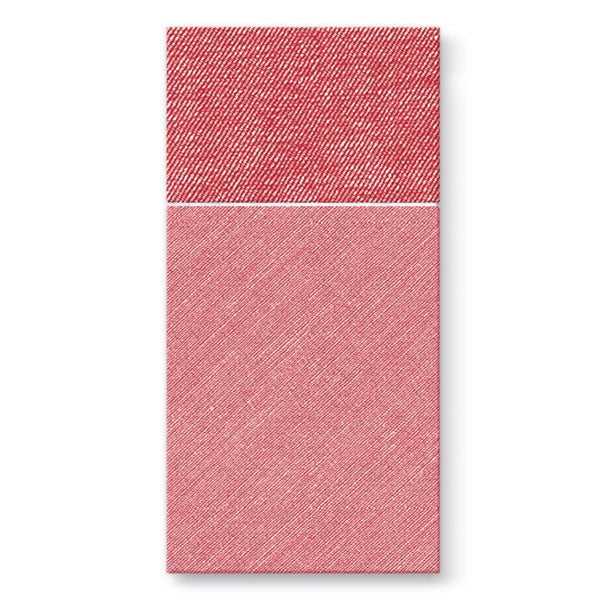 Pocket Airlaid Napkin Red - Pack 25