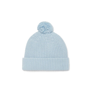 Aster & Oak Pale Blue Knit Beanie - Sml