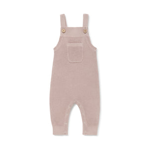 Knit Overall / Mauve / 3-6m