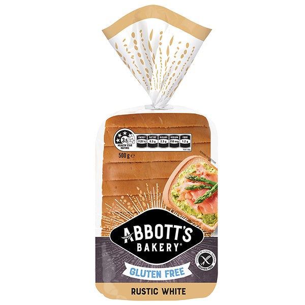 Abbotts Gluten Free Rustic White Loaf 500g