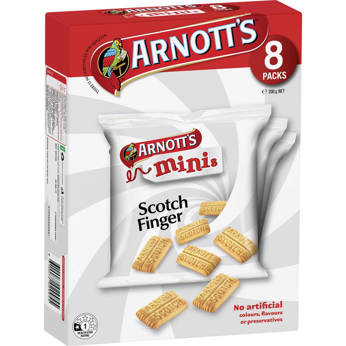 Arnott's Minis Scotch Finger 8pk