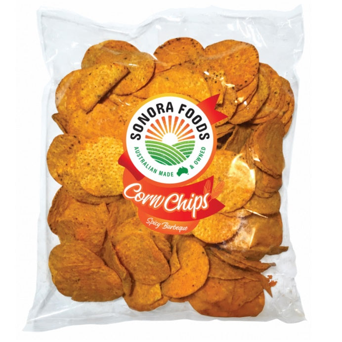 Sonora Foods Corn Chips Spicy Barbeque 500g