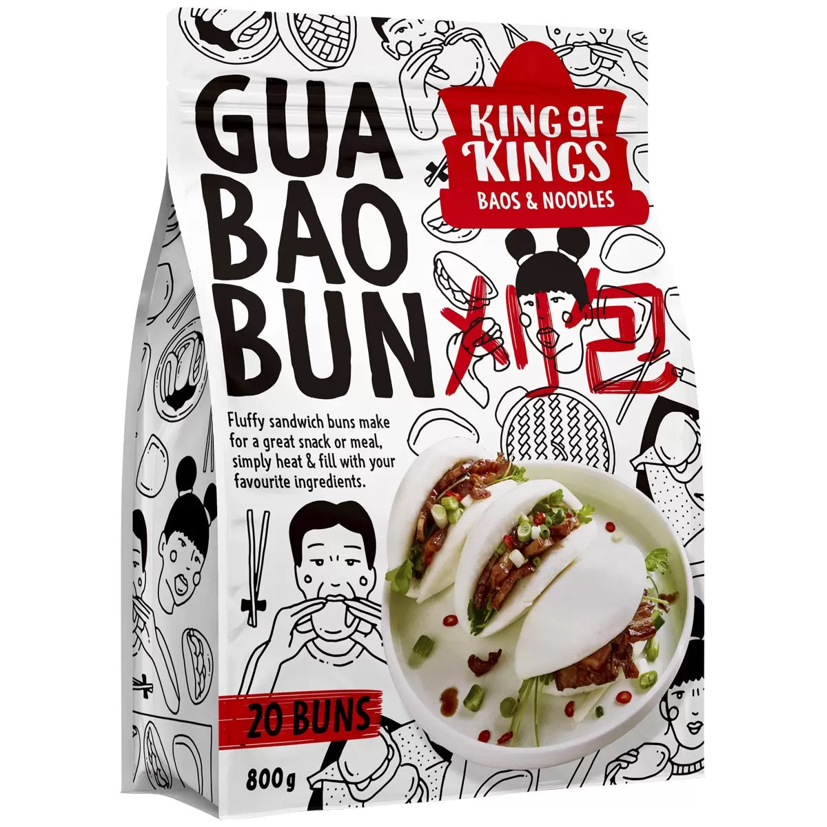 King of Kings Bao Buns 20pk