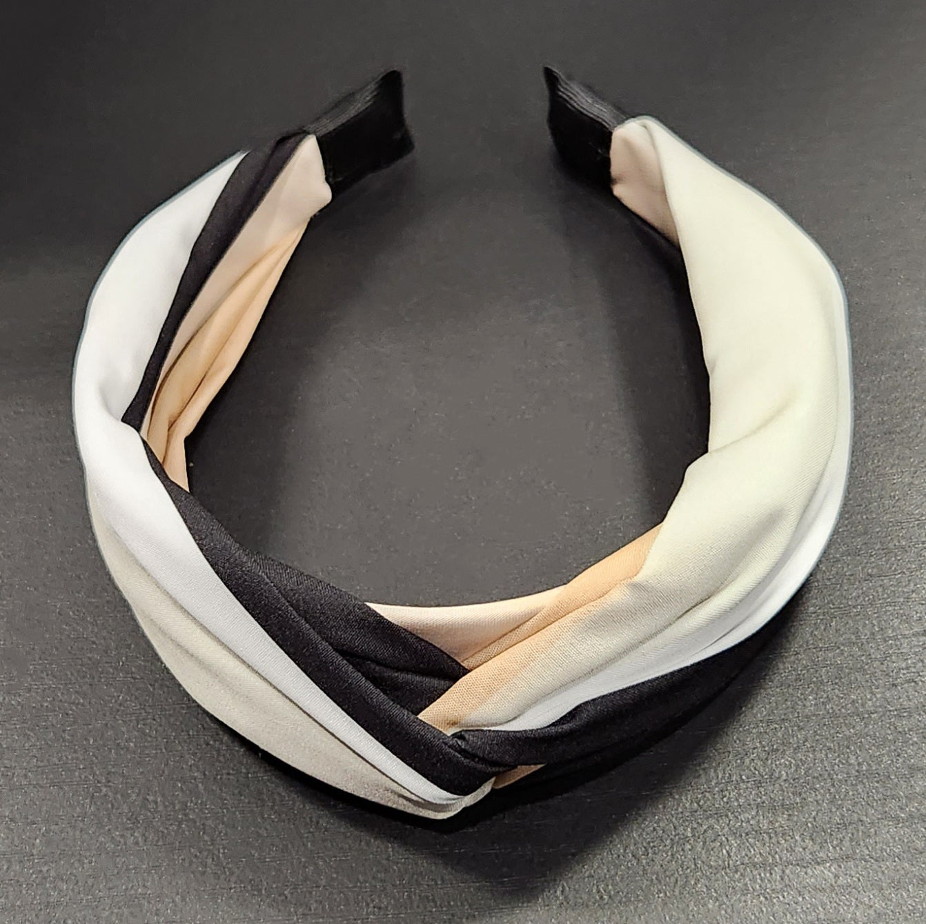 Black & White Cross Headband