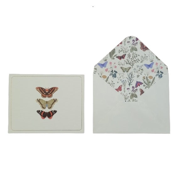 Blank Butterfly Card & Matching Envelope