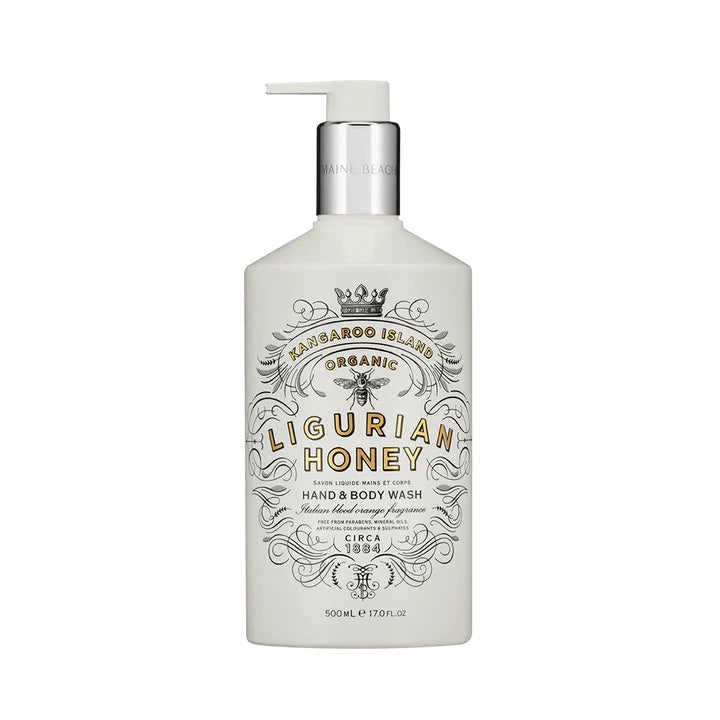 Maine Beach Ligurian Honey Hand & Body Wash 500ml