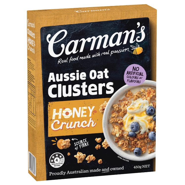 Carman's Gourmet Clusters Honey Roasted Nut 450g