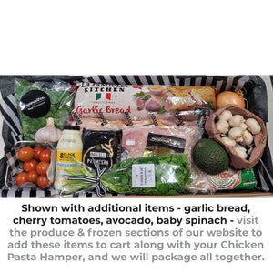 Creamy Chicken, Bacon & Mushroom Fettucine Meal Hamper - Serves 4-5