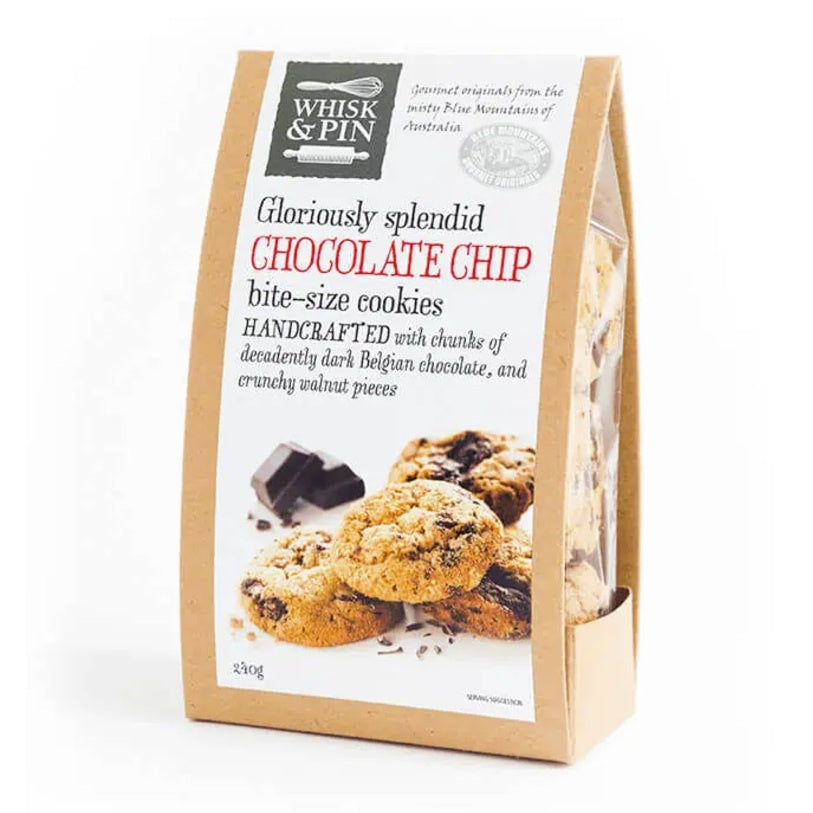 Whisk & Pin Chocolate Chip Bite-Size Cookies 240g