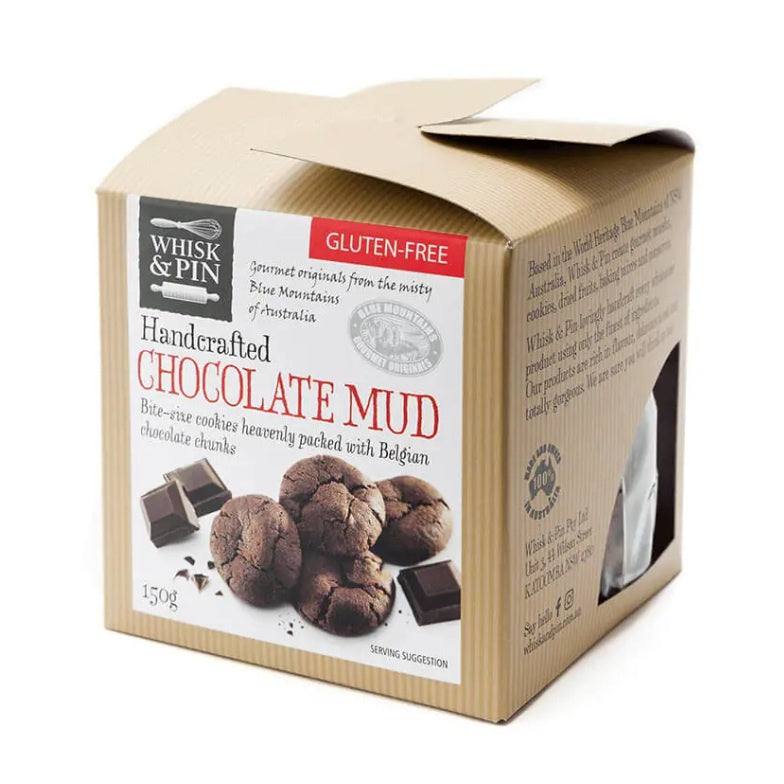 Whisk & Pin Chocolate Mud GF Bite-Size Cookies 150g