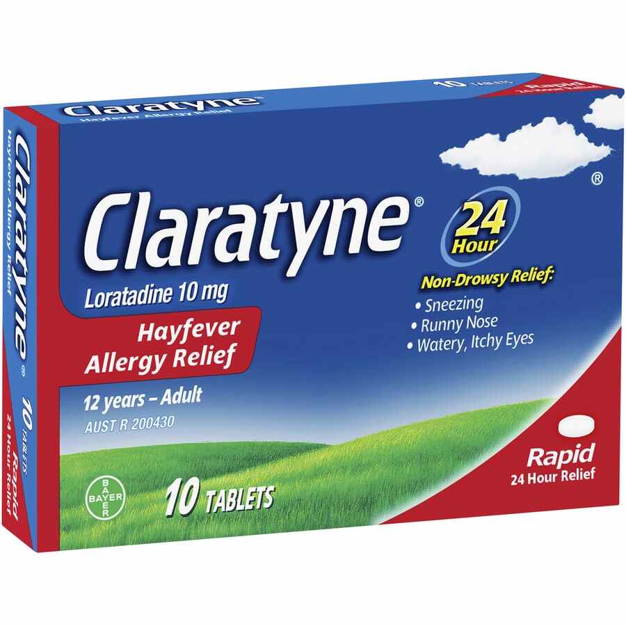 Claratyne Hayfever Allergy Relief Tablets 10pk