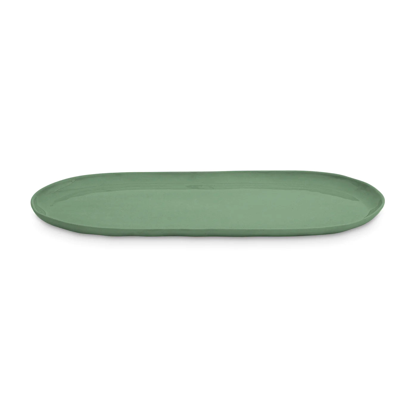 Cloud Oval Plate Moss - L