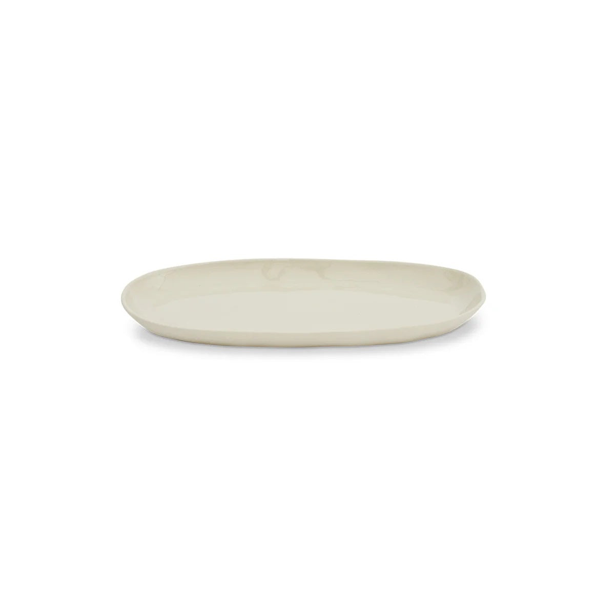 Cloud Oval Plate Chalk - M