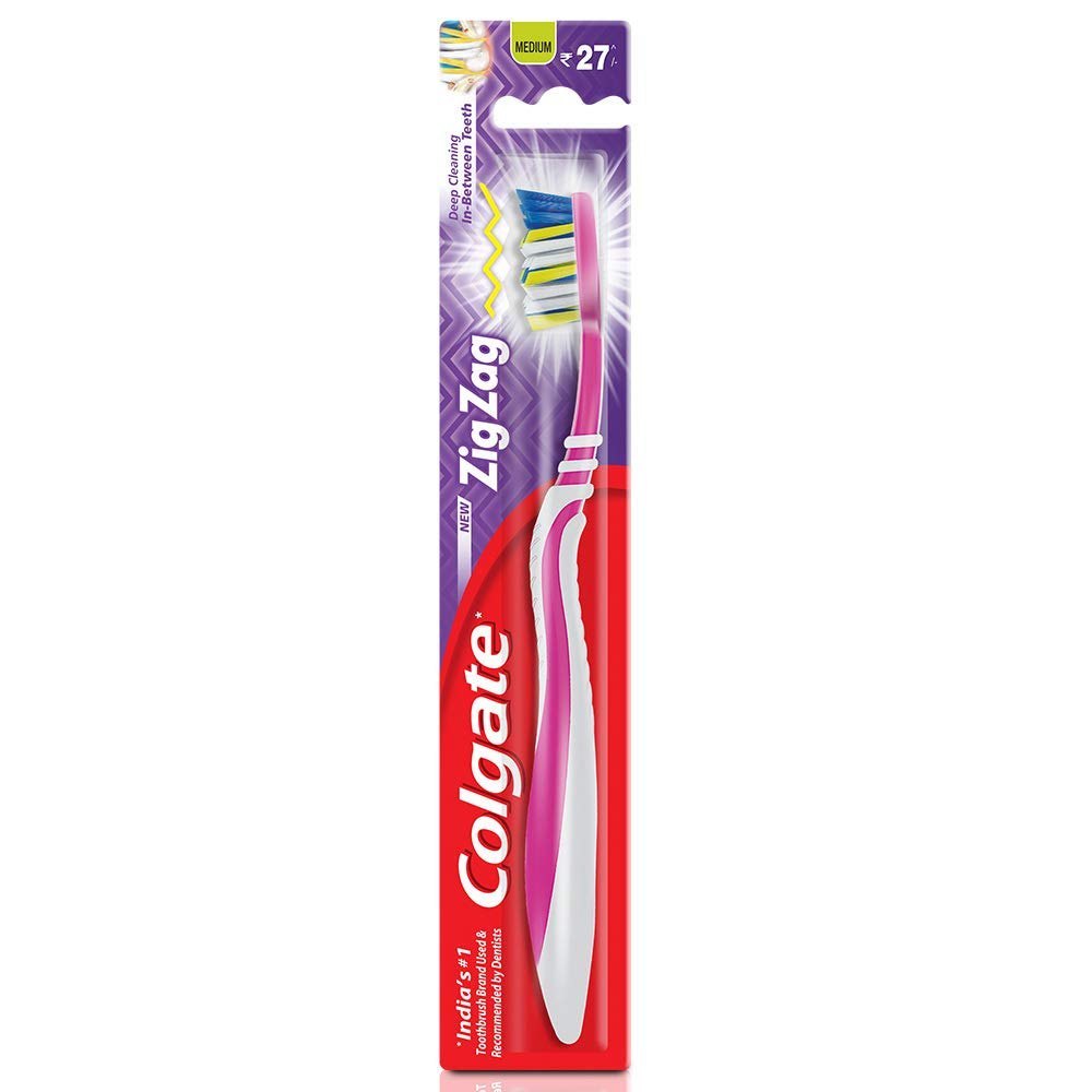 Colgate Zig Zag Medium Toothbrush 1pk