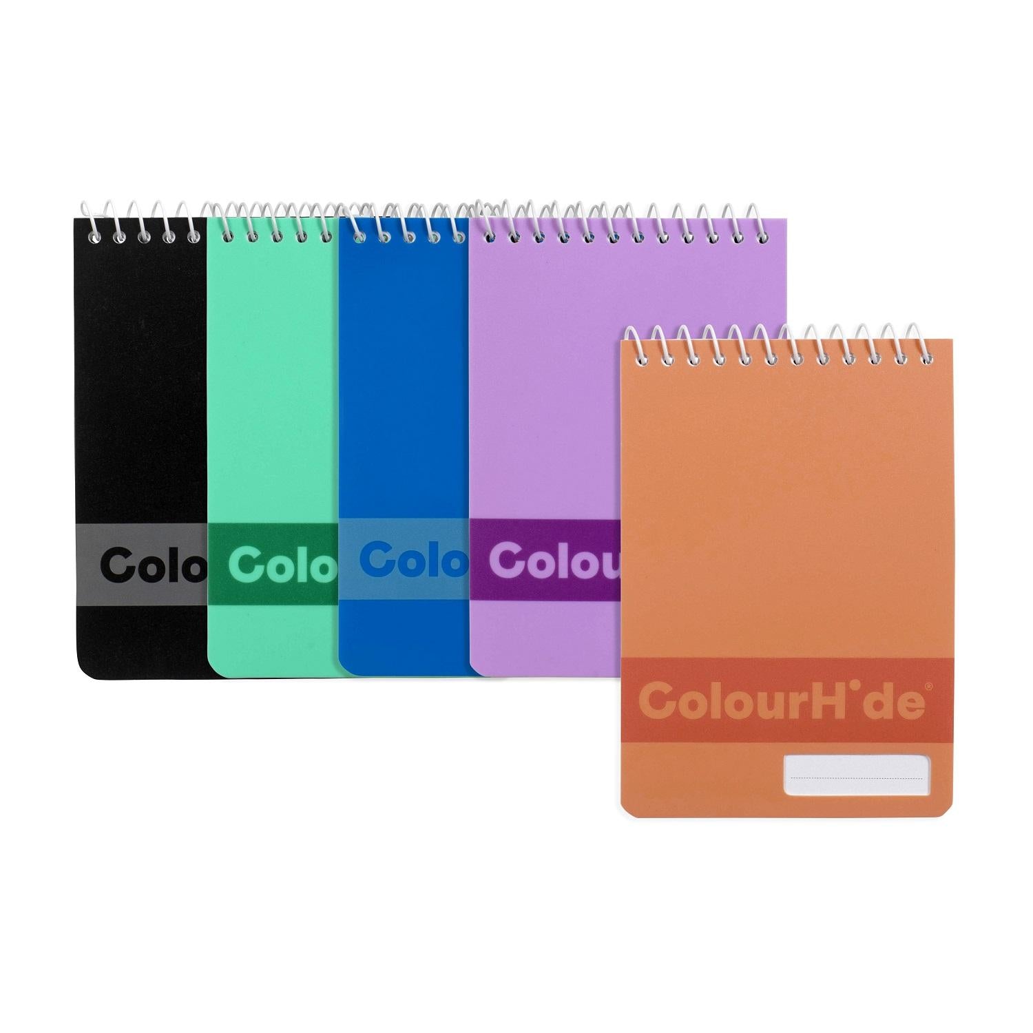 ColourHide Pocket Notebook 96 Pages 5pk