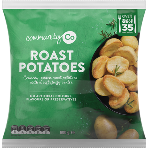 Community Co Frozen Roast Potatoes 600g