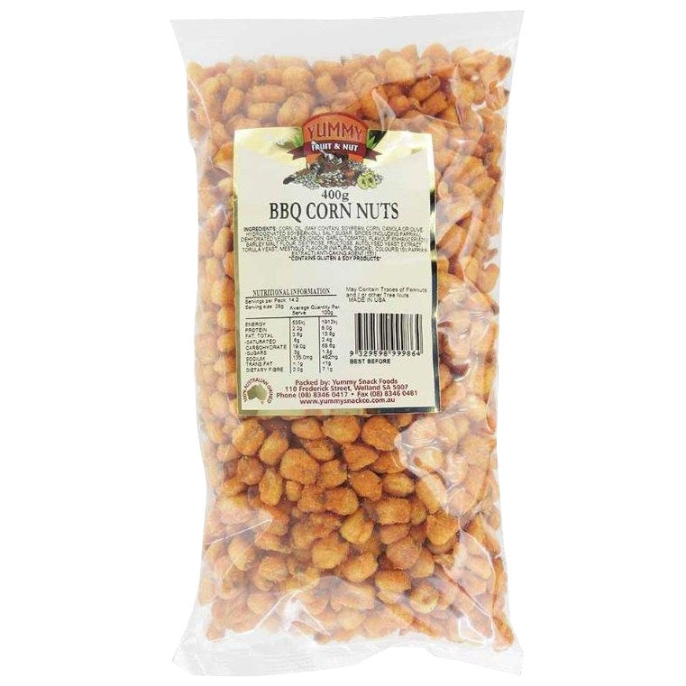 Yummy Snack Co BBQ Corn Nuts 400g