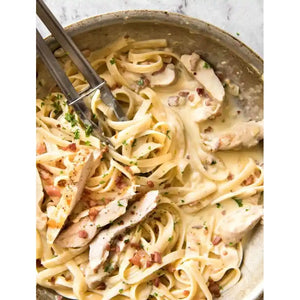 Creamy Chicken, Bacon & Mushroom Fettucine Meal Hamper - Serves 4-5