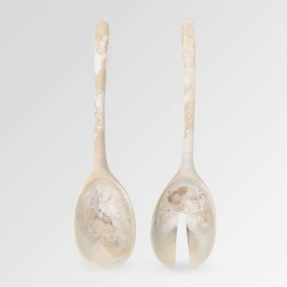 Dinosaur Designs Resin Stone Servers - Sandy Pearl