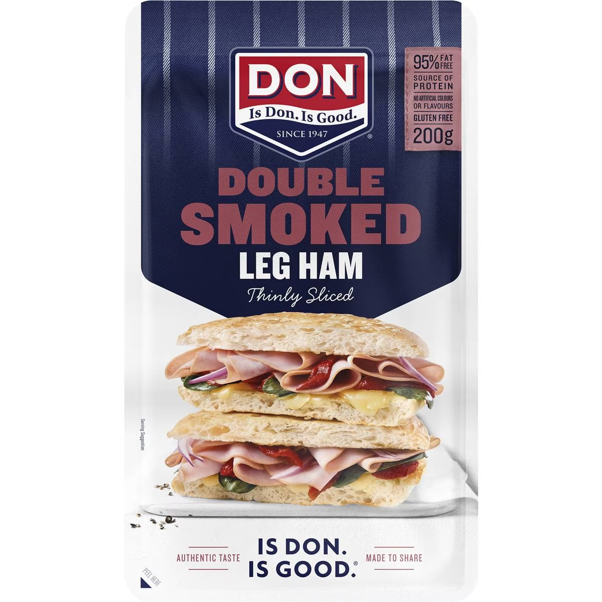 Don Double Smoked Sliced Ham 200g